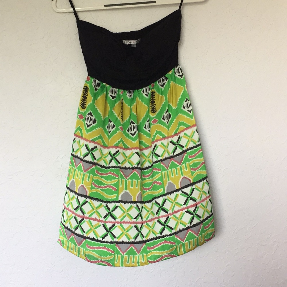 Joy Joy strapless dress